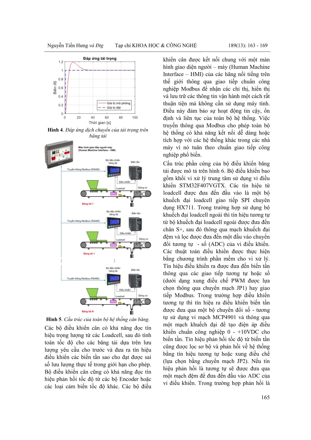 Thiết kế và chế tạo hệ thống cân băng định lượng điều khiển độc lập từng thành phần và giao tiếp Modbus trang 3