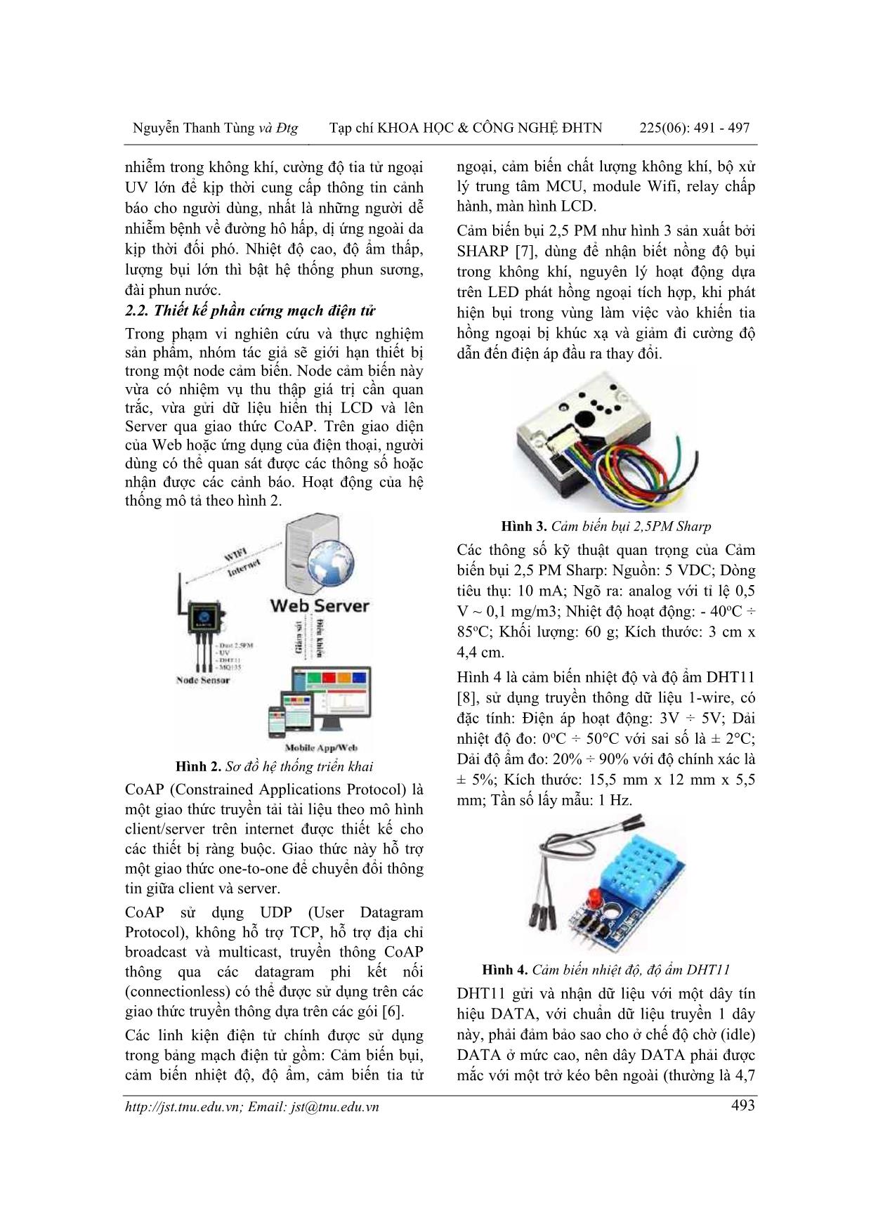 Ứng dụng Internet of things vào xây dựng hệ thống quản lý, giám sát chất lượng không khí trang 3