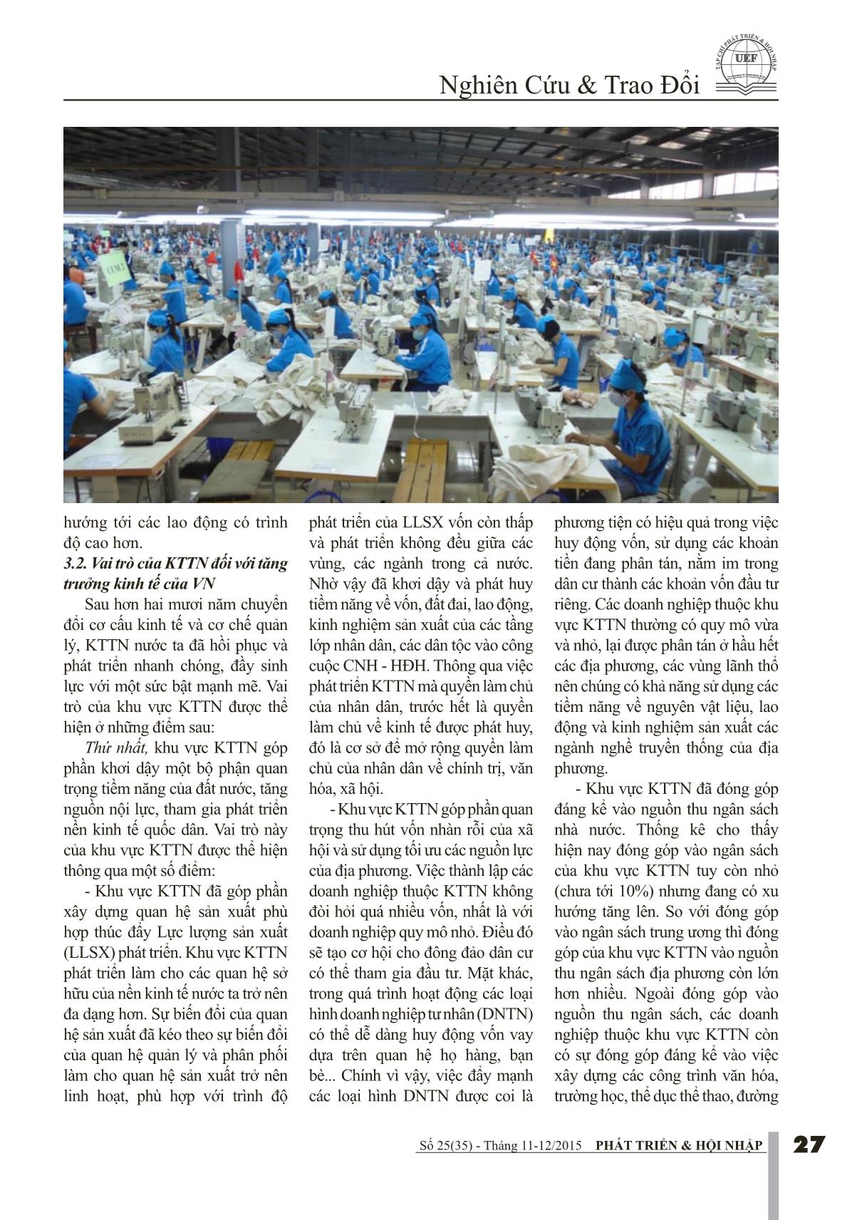Vai trò của kinh tế tư nhân với tăng trưởng kinh tế của Việt Nam trang 4