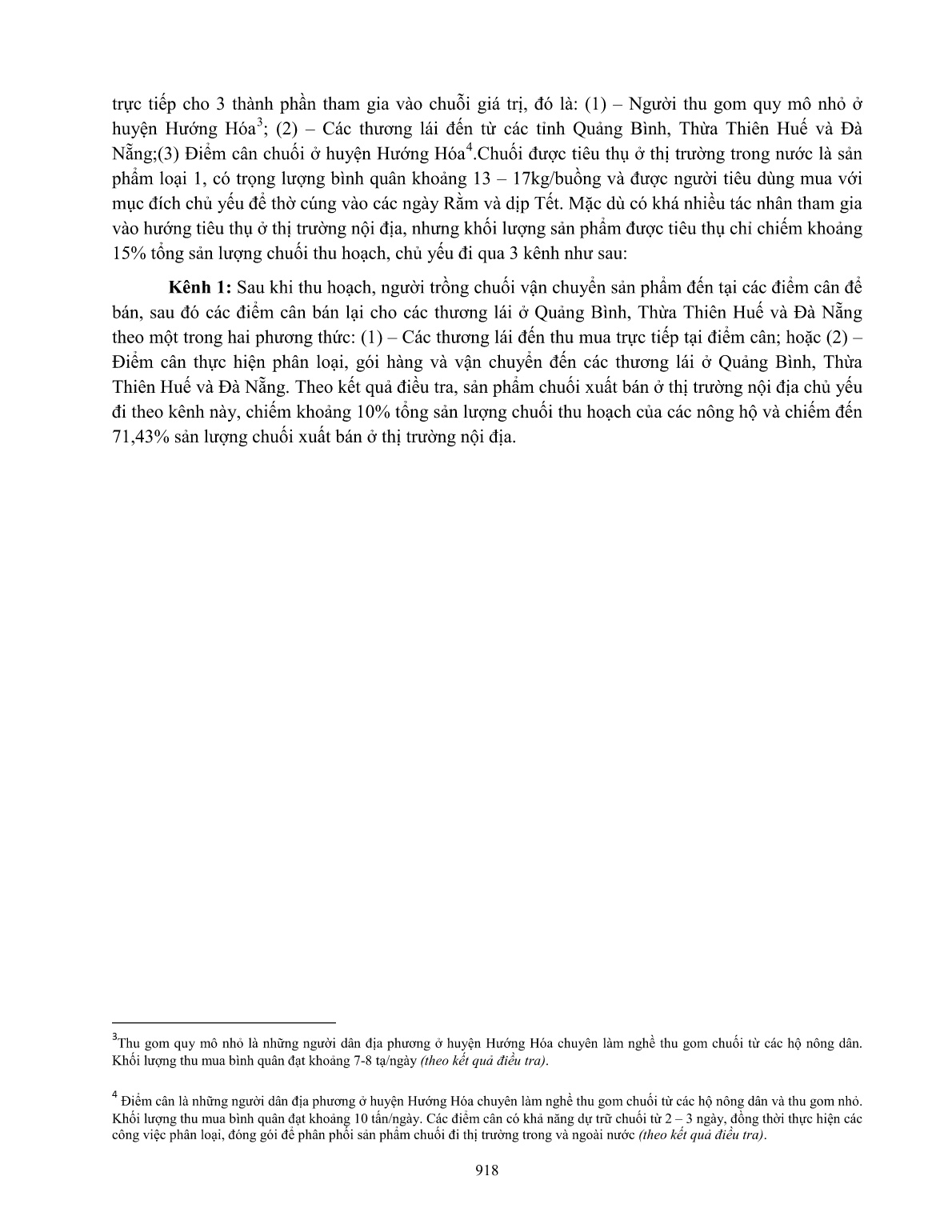 Phân tích chuỗi giá trị sản phẩm chuối ở huyện Hướng Hóa, tỉnh Quảng Trị trang 6