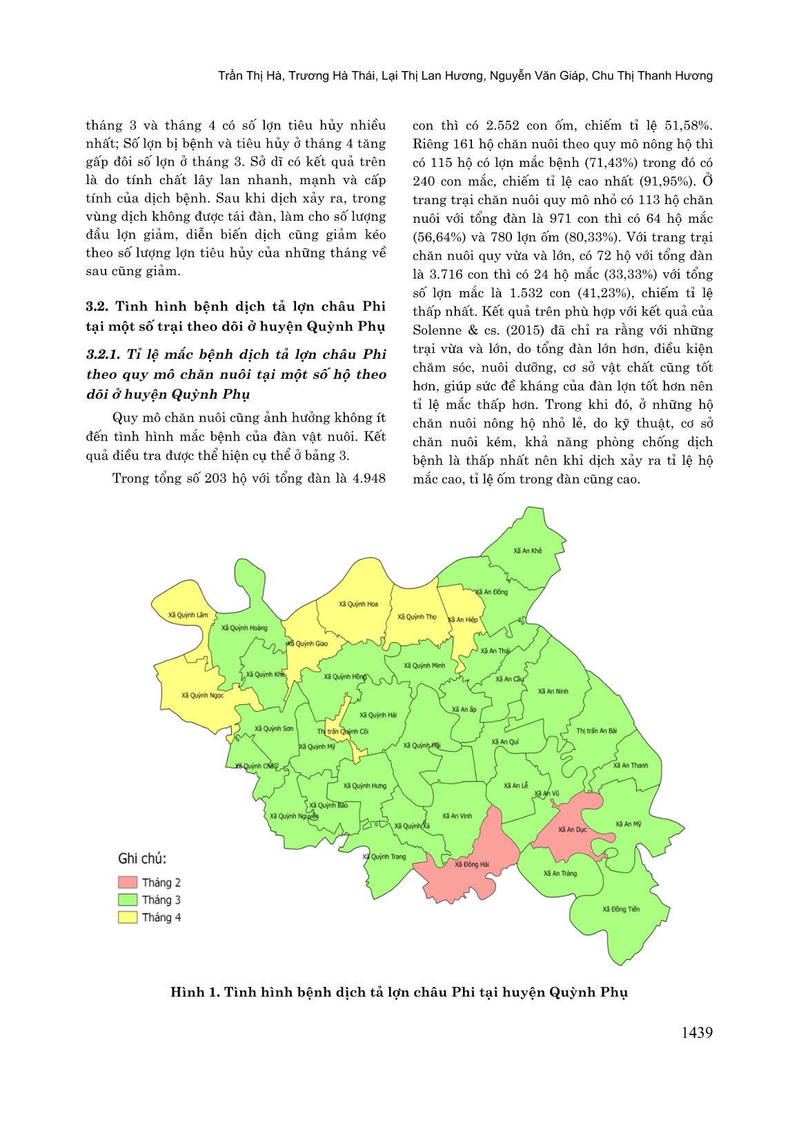 Nghiên cứu một số đặc điểm dịch tễ học bệnh dịch tả lợn châu phi (ASF) tại huyện Quỳnh Phụ, tỉnh Thái Bình trang 4