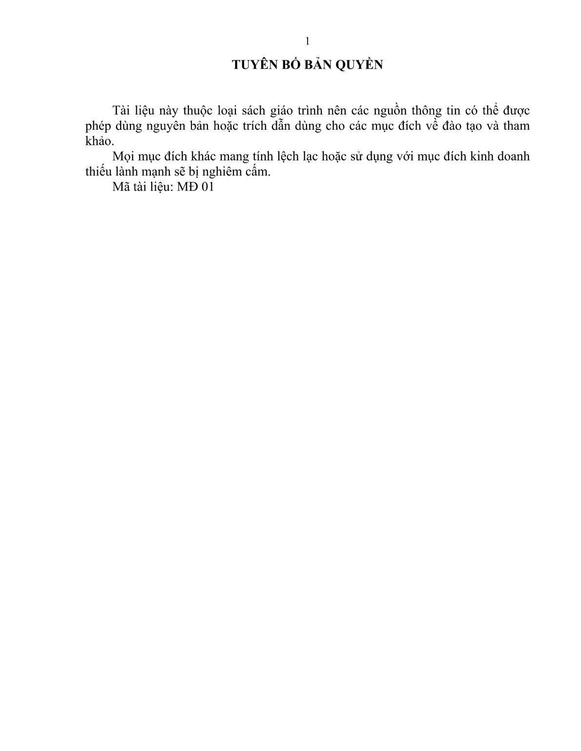 Giáo trình mô đun Nuôi trâu, bò đực giống (Trình độ: Sơ cấp nghề) trang 2