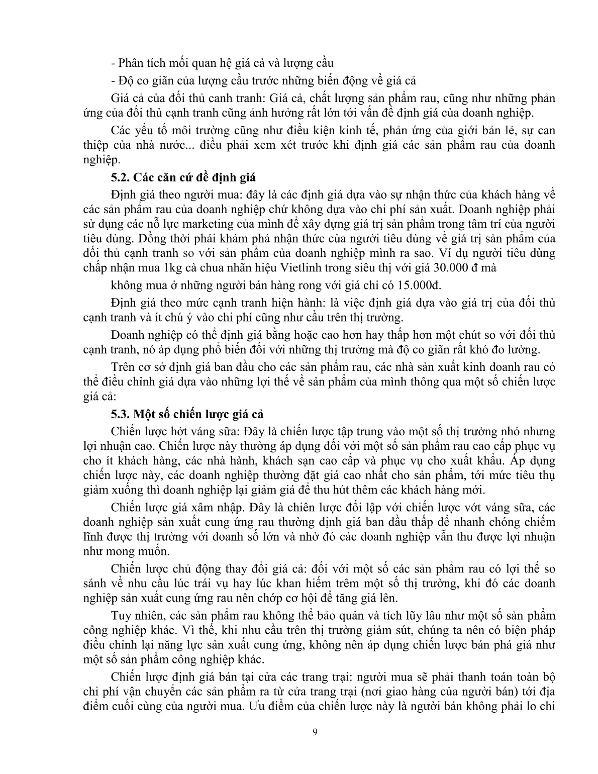 Giáo trình mô đun Tiêu thụ sản phẩn rau an toàn (Trình độ: Đào tạo dưới 03 tháng) trang 10