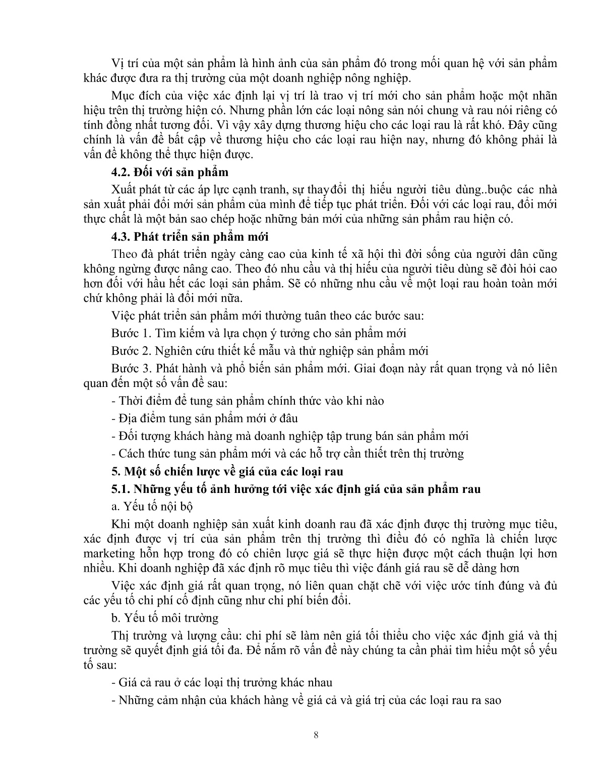 Giáo trình mô đun Tiêu thụ sản phẩn rau an toàn (Trình độ: Đào tạo dưới 03 tháng) trang 9