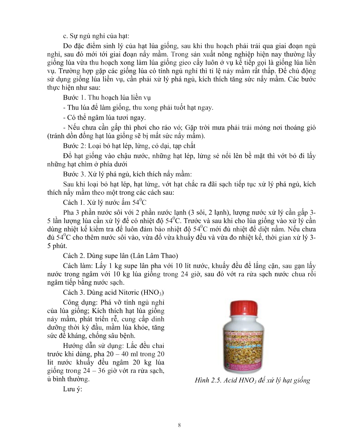 Giáo trình mô đun Gieo trồng lúa (Trình độ: Đào tạo dưới 03 tháng) trang 8