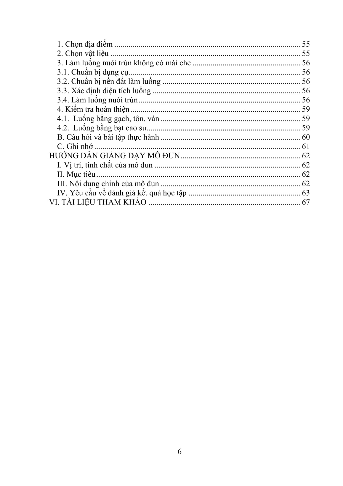 Giáo trình mô đun Lựa chọn và xây dựng chuồng nuôi trùn (Trình độ: Sơ cấp nghề) trang 8