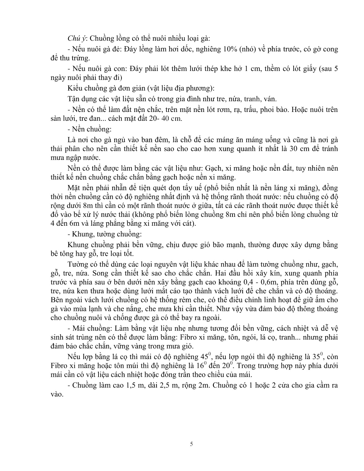 Giáo trình mô đun Nuôi gà thả vườn (Trình độ: Đào tạo dưới 03 tháng) trang 7