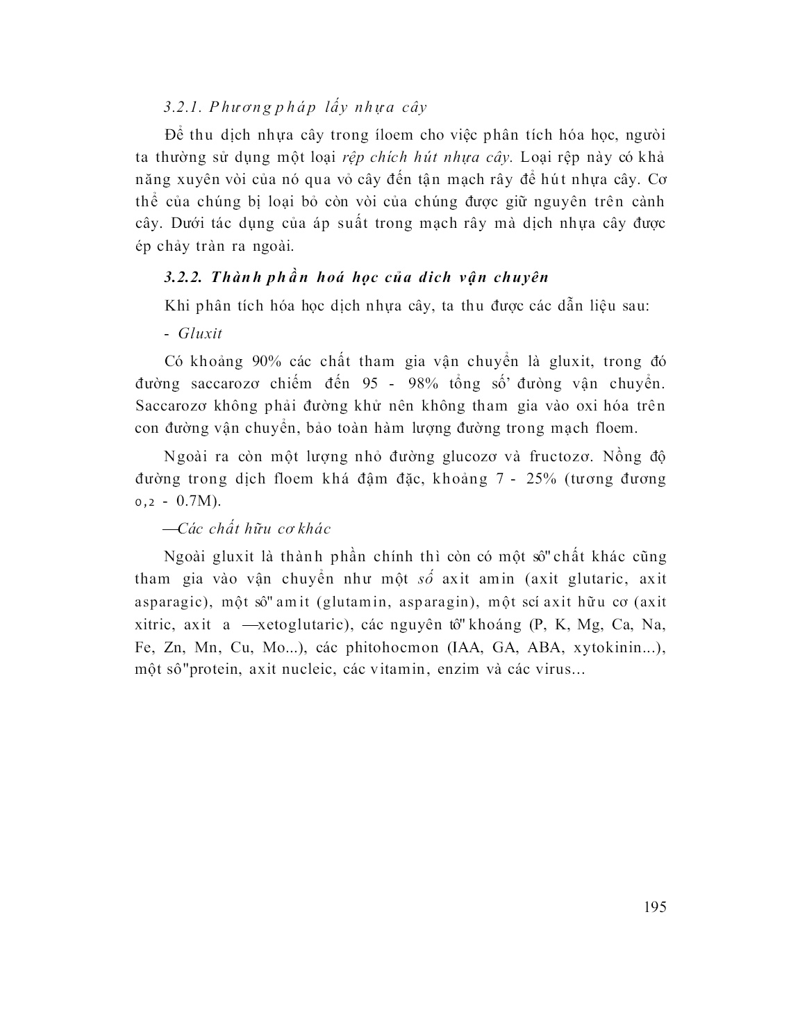 Giáo trình Sinh lí thực vật (Phần 2) trang 10