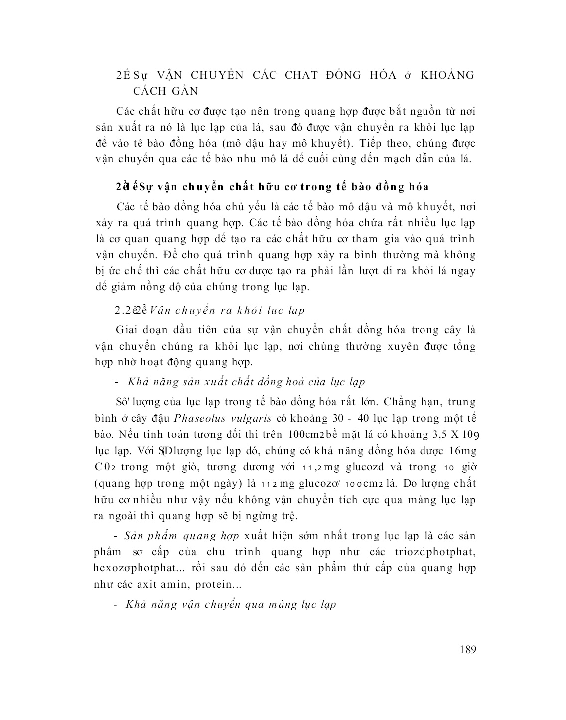 Giáo trình Sinh lí thực vật (Phần 2) trang 4