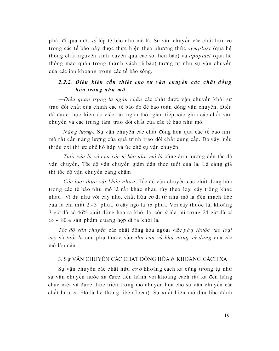Giáo trình Sinh lí thực vật (Phần 2) trang 6