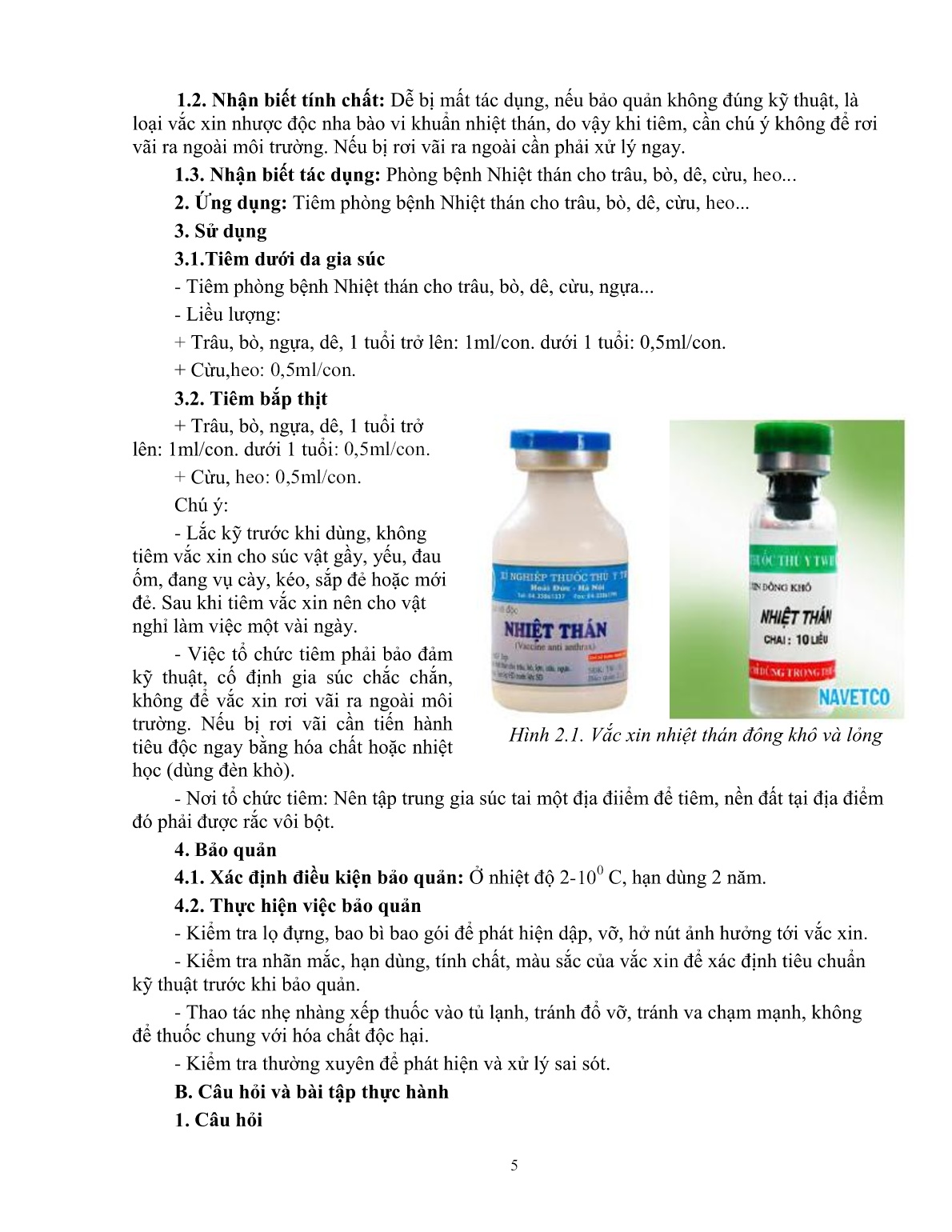 Giáo trình mô đun Xác định vắc xin phòng bệnh (Trình độ: Đào tạo dưới 3 tháng) trang 6