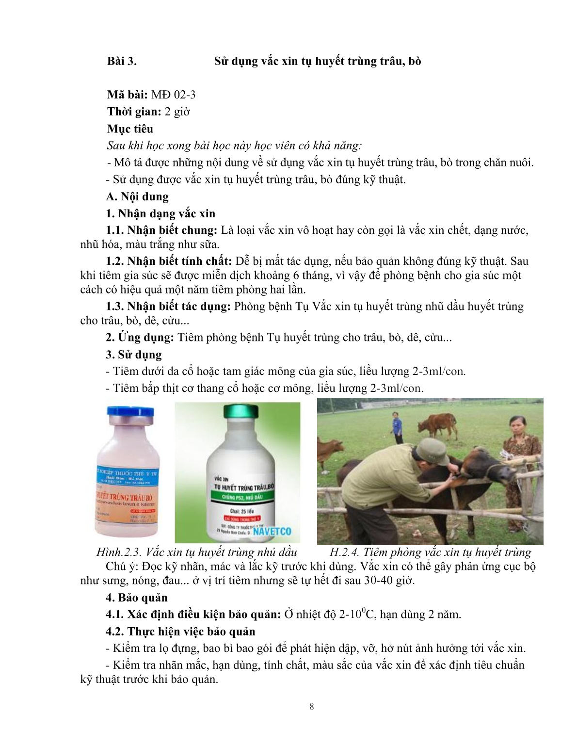 Giáo trình mô đun Xác định vắc xin phòng bệnh (Trình độ: Đào tạo dưới 3 tháng) trang 9