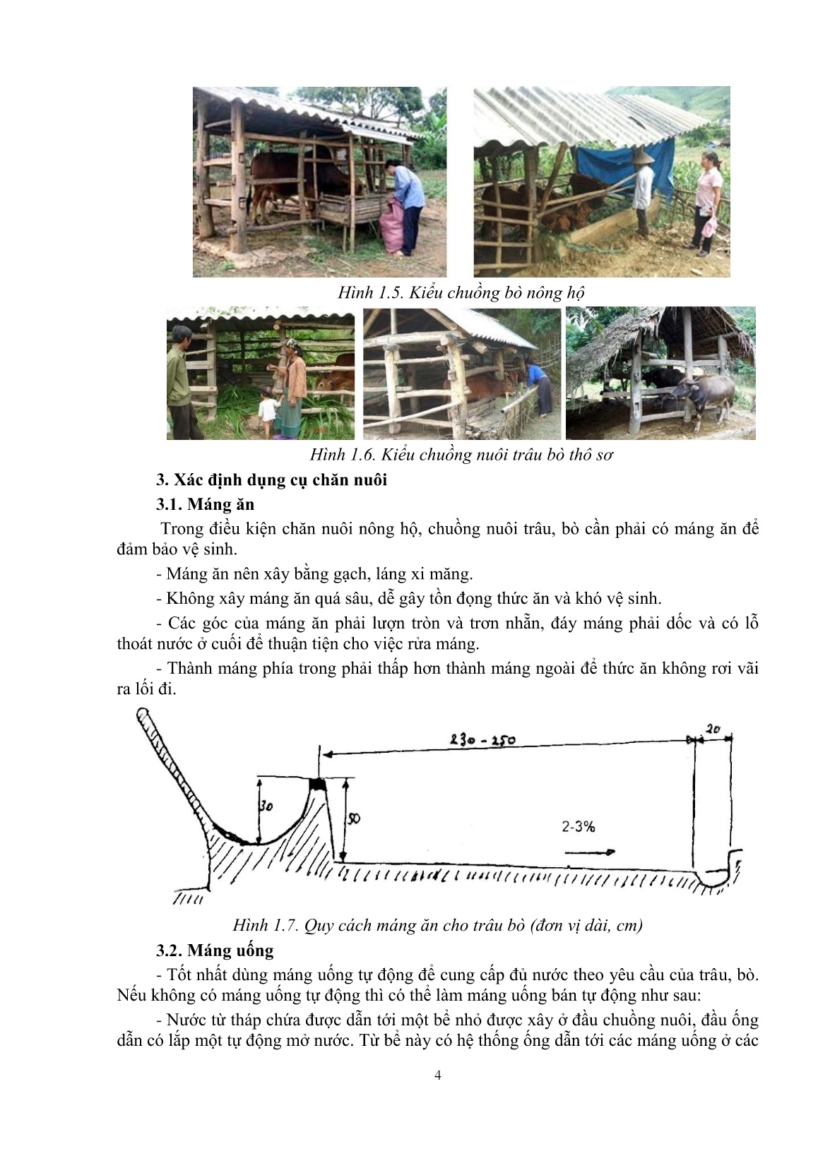 Giáo trình mô đun Nuôi trâu, bò thịt (Trình độ: Đào tạo dưới 3 tháng) trang 6