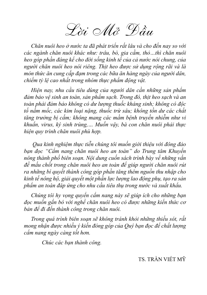 Cẩm nang Chăn nuôi heo trang 2