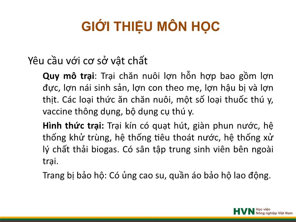 Bài giảng Rèn nghề chăn nuôi 1 trang 5