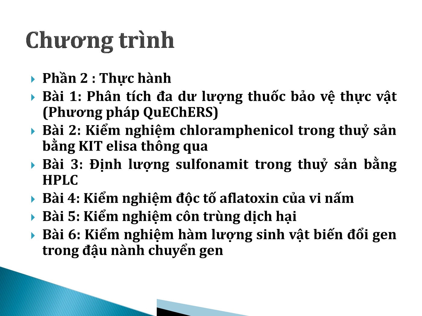 Bài giảng Kiểm định sản phẩm nông nghiệp trang 6