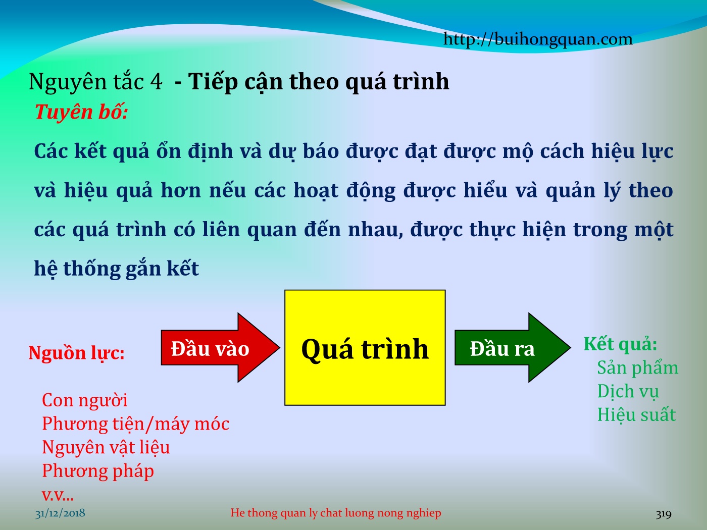 Bài giảng Hệ thống quản lý chất lượng - Chương 4: ISO 9001:2015 trang 10