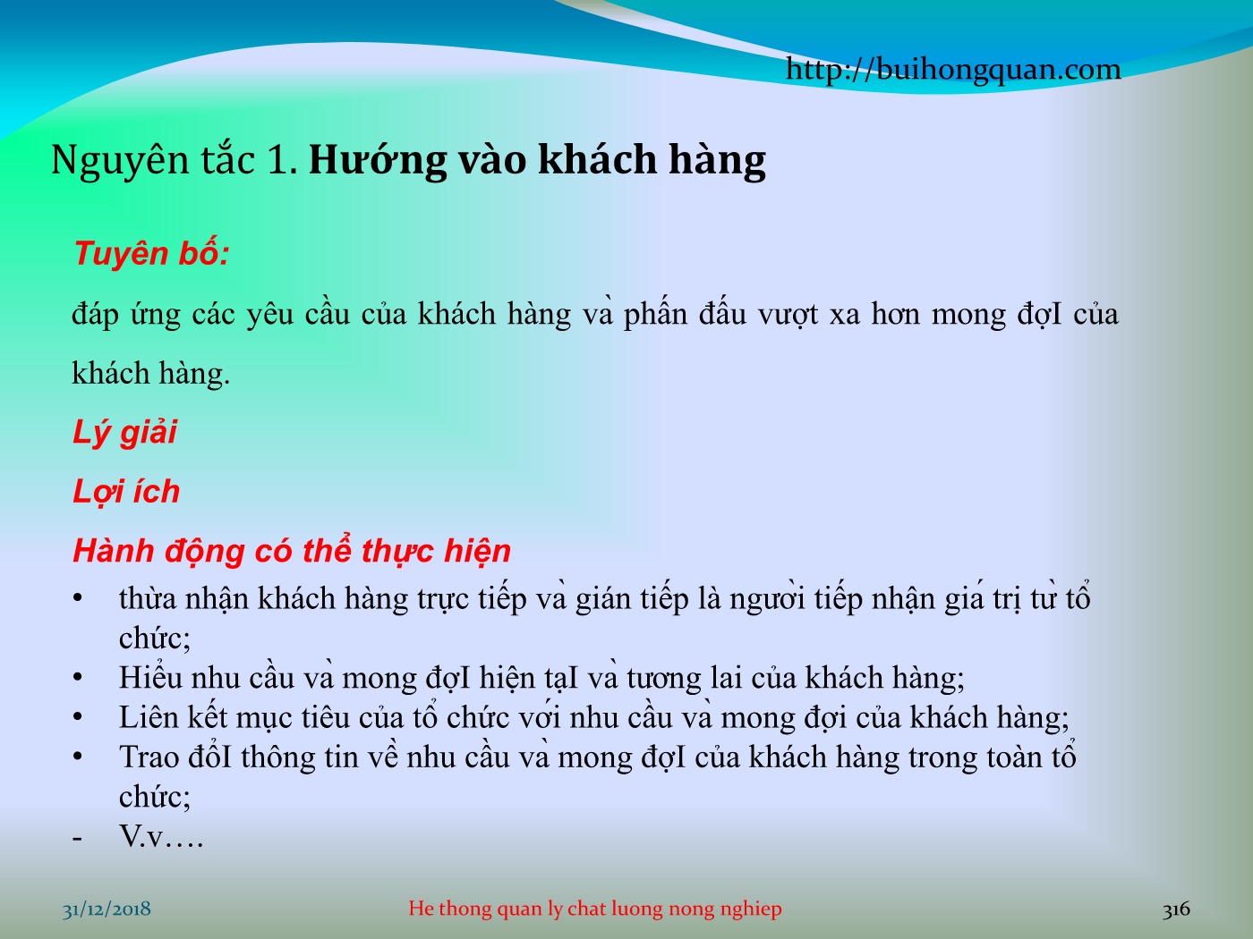 Bài giảng Hệ thống quản lý chất lượng - Chương 4: ISO 9001:2015 trang 7