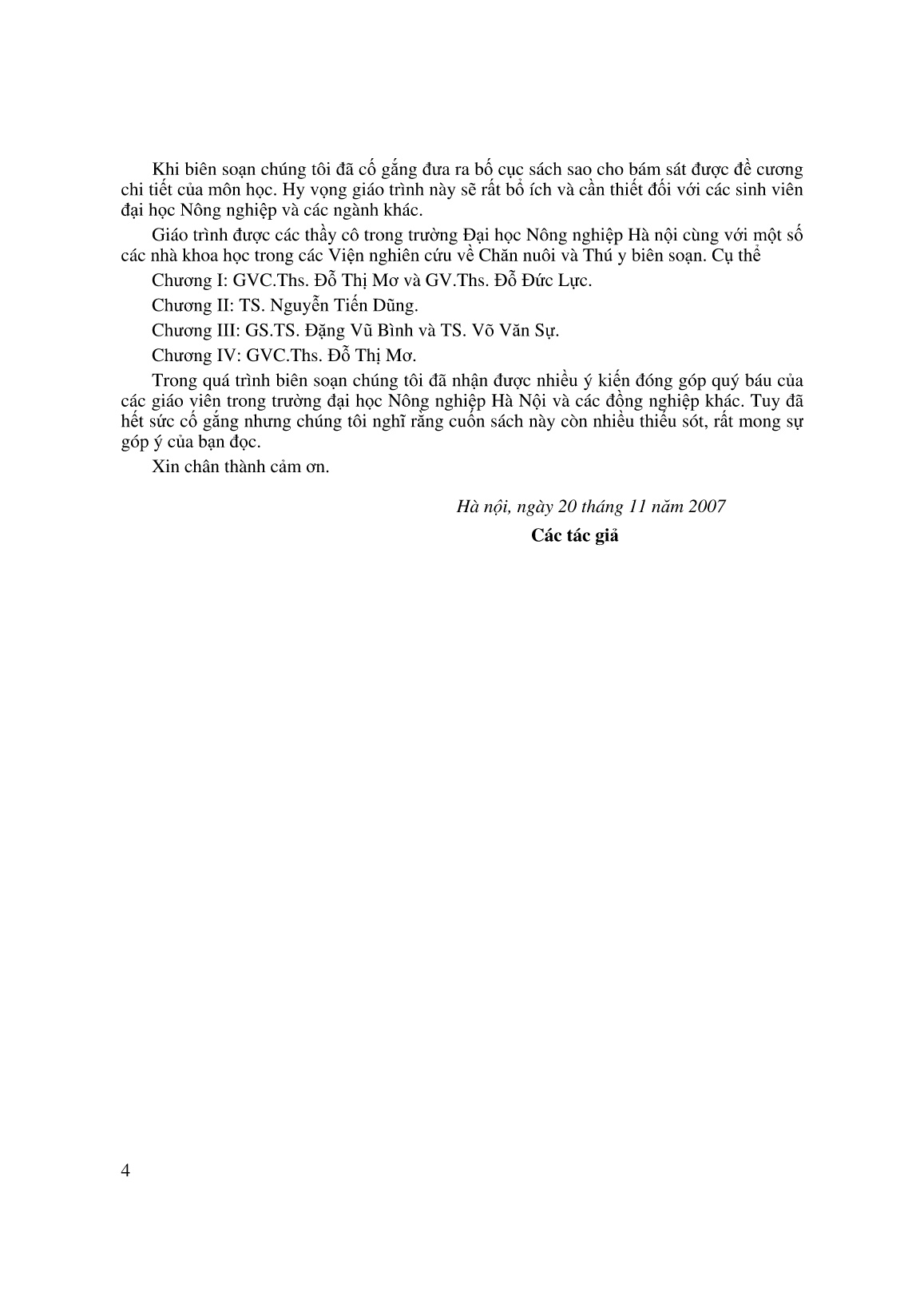 Giáo trình Tin học chuyên ngành trong chăn nuôi và thú y (Phần 1) trang 4