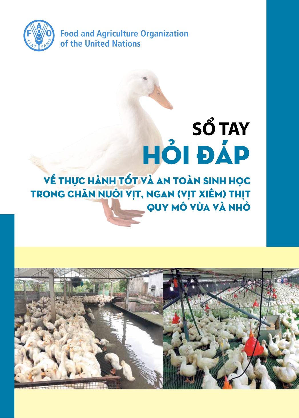 Sổ tay hỏi đáp Thực hành tốt và an toàn sinh học trong chăn nuôi vịt, ngan (vịt xiêm) thịt quy mô vừa và nhỏ trang 1