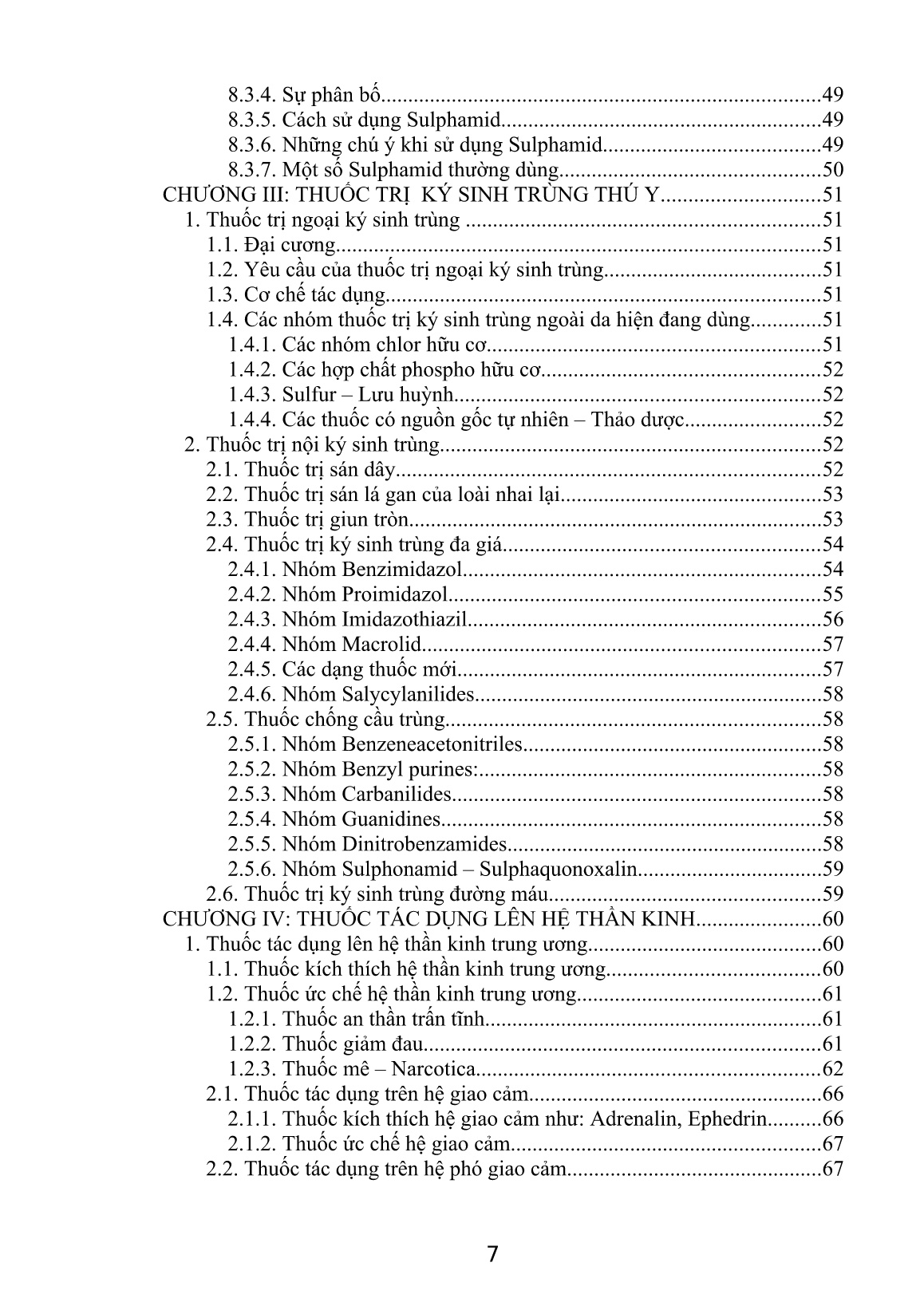 Giáo trình Dược lý thú y (Trình độ: Cao đẳng, Trung cấp) trang 7