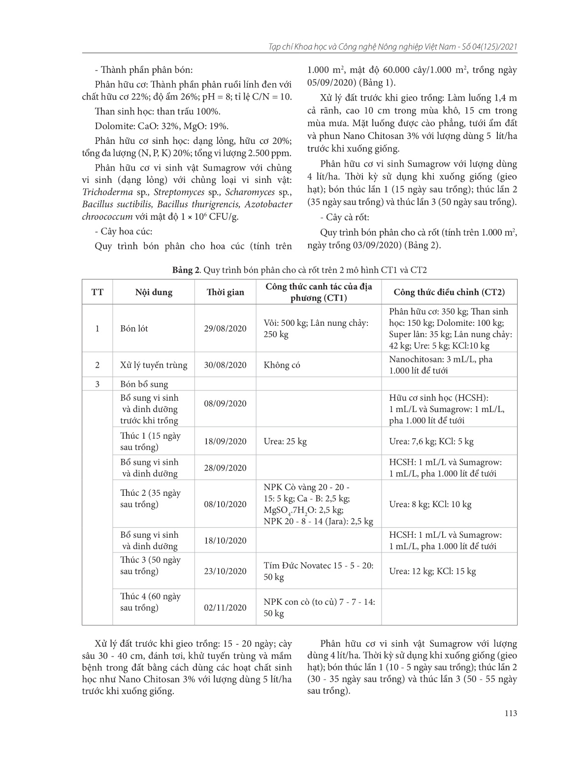 Đề xuất giải pháp kỹ thuật sử dụng vi sinh vật và liều lượng phân bón hợp lý để giảm thiểu thoái hóa đất trồng rau, hoa tỉnh Lâm Đồng trang 3