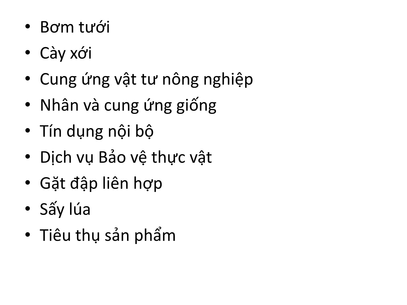 Bài giảng Hoạt động sản xuất kinh doanh của HTXNN trang 5