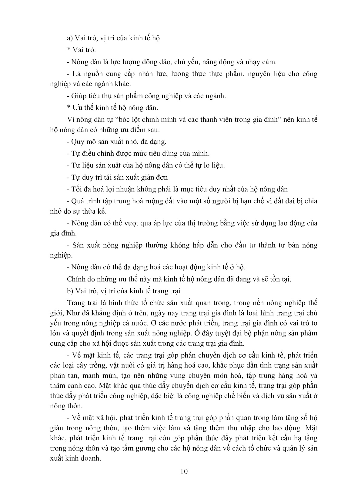 Giáo trình Quản lý kinh tế hộ trang trại nông lâm nghiệp (Trình độ: Cao đẳng) trang 10