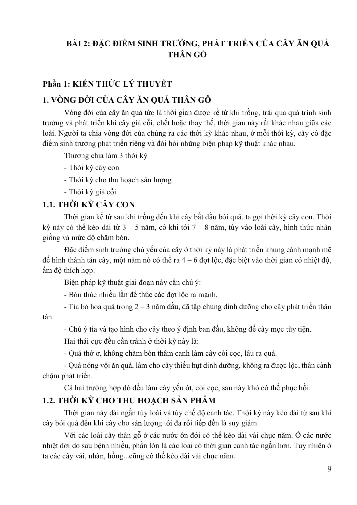 Giáo trình mô đun Trồng một số loài cây ăn quả (Trình độ: Cao đẳng) trang 9