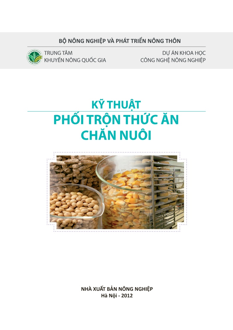 Giáo trình Kỹ thuật phối trộn thức ăn chăn nuôi trang 1