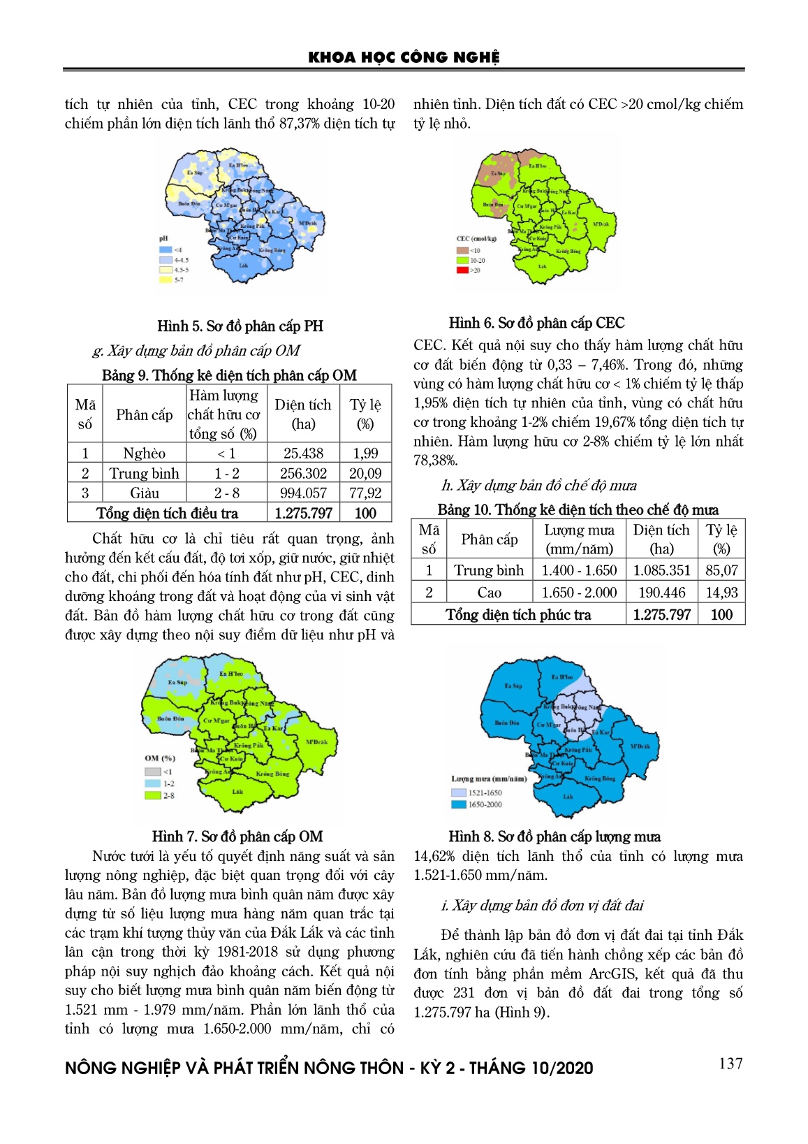 Ứng dụng arcgis để đánh giá phân hạng thích hợp đất đai cho cây ăn quả tại tỉnh Đắk Lắk trang 6