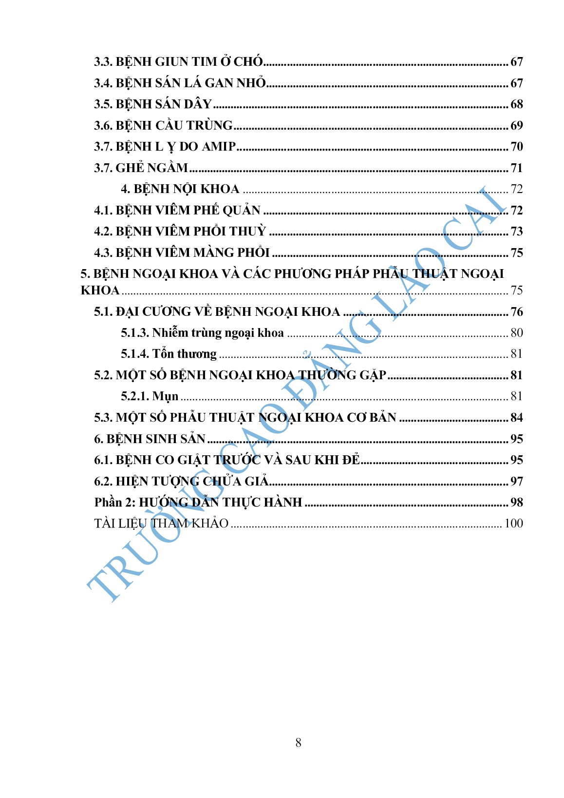 Giáo trình Chăm sóc thú cảnh (Trình độ: Sơ cấp) trang 8