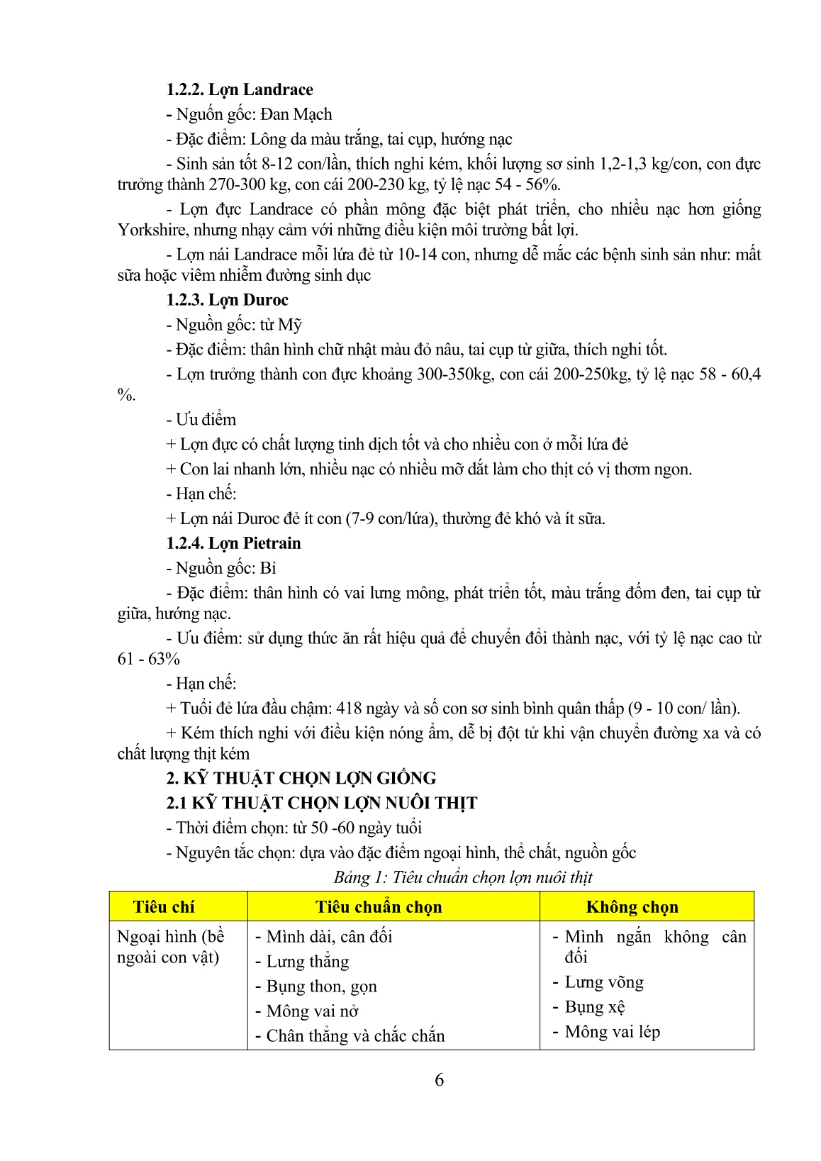 Giáo trình Chăn nuôi gia súc, gia cầm (Trình độ: Sơ cấp nghề) trang 6