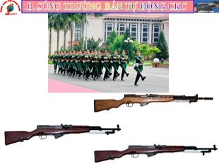 Bài giảng Giáo dục quốc phòng, an ninh - Bài: Xây dựng lực lượng vũ trang nhân dân Việt Nam - Súng trường bán tự động CKC