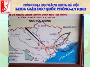Bài giảng Sử dụng bản đồ quân sự - Nguyễn Hồng Thanh