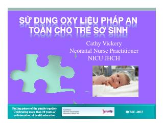 Bài giảng Sử dung oxy liệu pháp an toàn cho trẻ sơ sinh