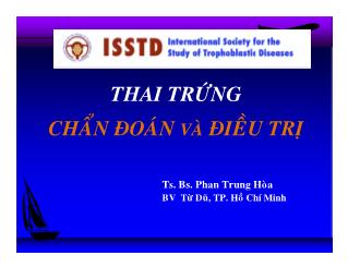 Bài giảng Thai trứng chẩn đoán và điều trị