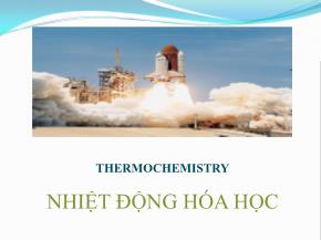Bài giảng Háo đại cương - Bài 4: Nhiệt động hóa học