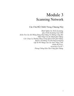 Module 3: Scanning Network