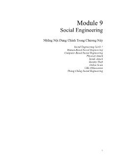 Module 9: Social Engineering