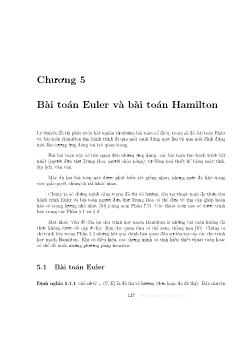 Giáo trình Đồ thị và các thuật toán - Chương 5: Bài toán Euler và bài toán Hamilton