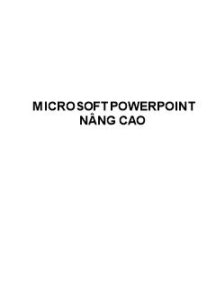 Microsoft Powerpoint nâng cao